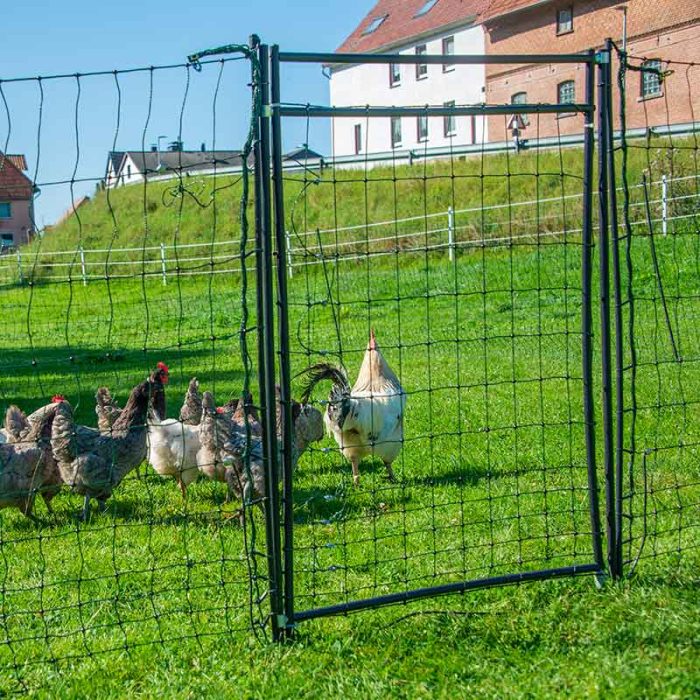 rigid electric fencing hot gate 120cm enclosure